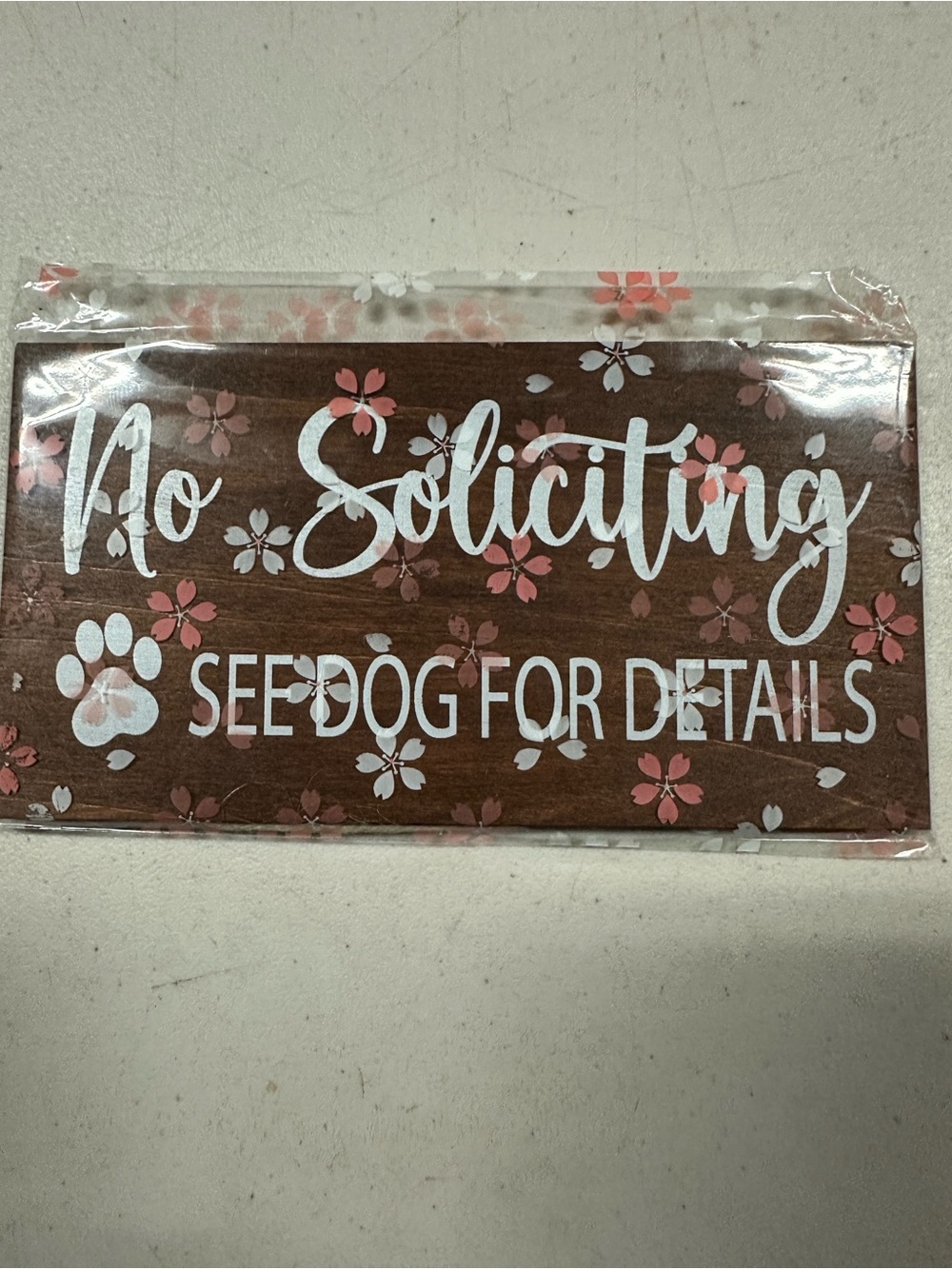 Dog sign